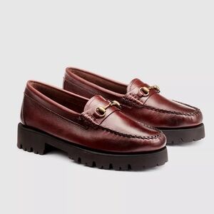 G.H.BASS Lianna Bit Super Lug Weejuns Loafers